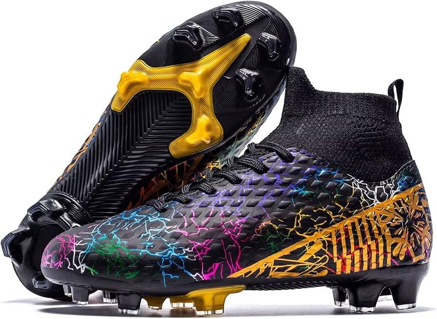 Unisex-Adult Soccer Cleats Lightweight Futsal Training Soccer Cleat