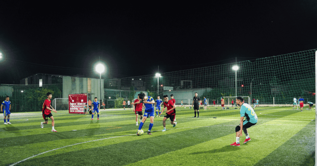 indoor soccer field